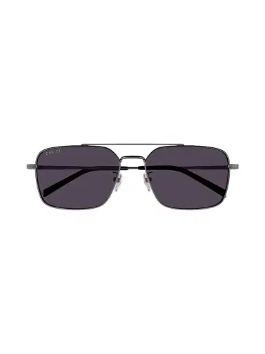 Gucci Men's Petit GG 58MM Aviator Sunglasses - Ruthenium | Thumbnail 2 Gucci Men's Petit GG 58MM Aviator Sunglasses - Ruthenium | Thumbnail 2
