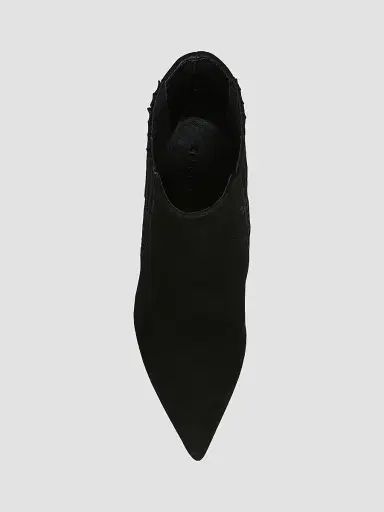 Veronica Beard Women's Lisa 95MM Suede Ankle Boots - Black | Thumbnail 5 Veronica Beard Women's Lisa 95MM Suede Ankle Boots - Black | Thumbnail 5