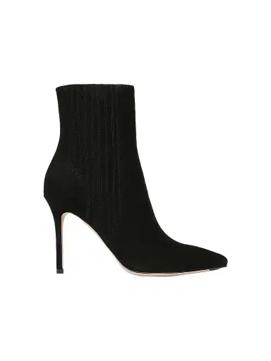 Veronica Beard Women's Lisa 95MM Suede Ankle Boots - Black | Thumbnail 1 Veronica Beard Women's Lisa 95MM Suede Ankle Boots - Black | Thumbnail 1