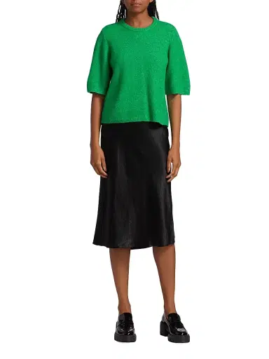 Vince Women's Satin Midi-Skirt | Thumbnail 2 Vince Women's Satin Midi-Skirt | Thumbnail 2