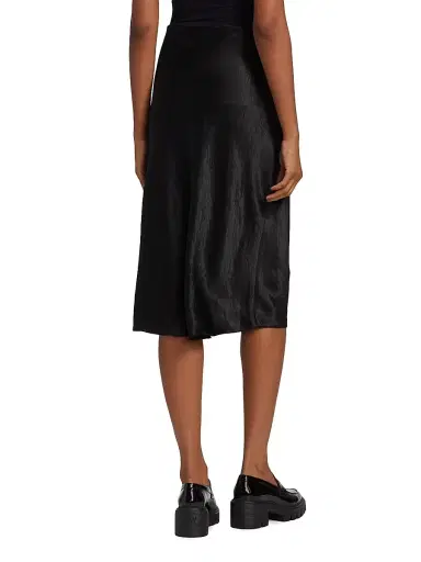 Vince Women's Satin Midi-Skirt | Thumbnail 6 Vince Women's Satin Midi-Skirt | Thumbnail 6