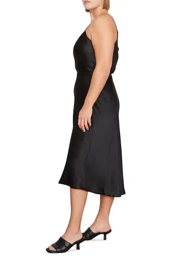 Vince Women's Satin Midi-Skirt | Thumbnail 9 Vince Women's Satin Midi-Skirt | Thumbnail 9