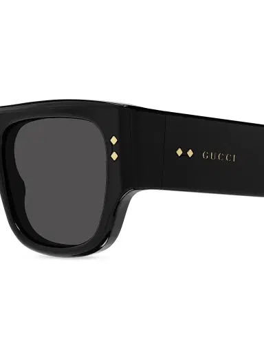 Gucci Men's Nouvelle Vague 54MM Square Acetate Sunglasses - Black | Thumbnail 3 Gucci Men's Nouvelle Vague 54MM Square Acetate Sunglasses - Black | Thumbnail 3