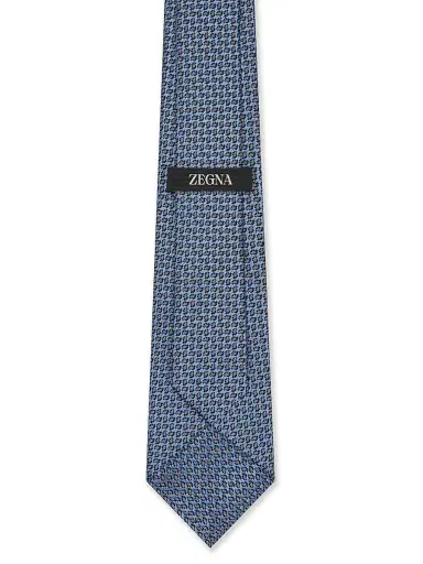 Zegna Men's Silk Tie | Thumbnail 2 Zegna Men's Silk Tie | Thumbnail 2