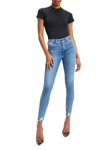 GOOD AMERICAN Women's Sculpting Tee Bodysuit - Black | Thumbnail 2 GOOD AMERICAN Women's Sculpting Tee Bodysuit - Black | Thumbnail 2