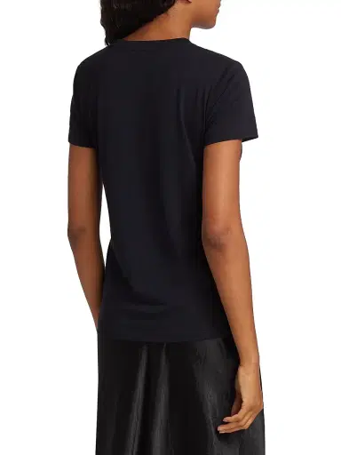 Vince Women's Cotton Crewneck T-Shirt | Thumbnail 5 Vince Women's Cotton Crewneck T-Shirt | Thumbnail 5