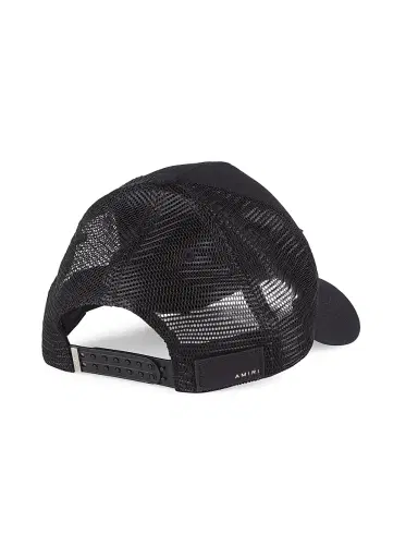 AMIRI Men's Star Leather Trucker Hat - Black | Thumbnail 2 AMIRI Men's Star Leather Trucker Hat - Black | Thumbnail 2
