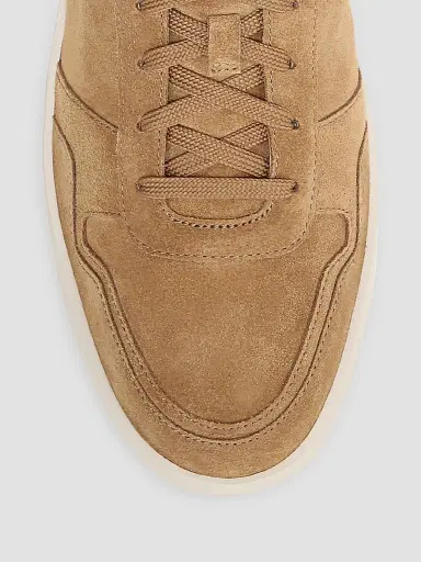 Vince Men's Peyton Suede Oxford Sneakers - New Camel | Thumbnail 4 Vince Men's Peyton Suede Oxford Sneakers - New Camel | Thumbnail 4