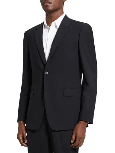 Theory Men's Chambers Slim-Fit Wool Sportcoat - Black - Size 38 | Thumbnail 4 Theory Men's Chambers Slim-Fit Wool Sportcoat - Black - Size 38 | Thumbnail 4