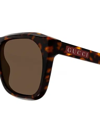 Gucci Men's Flag 55MM Square Sunglasses - Brown | Thumbnail 3 Gucci Men's Flag 55MM Square Sunglasses - Brown | Thumbnail 3