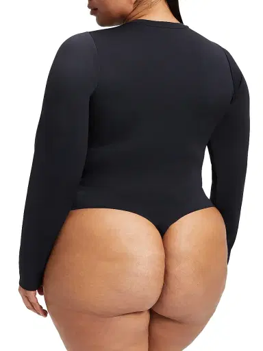 GOOD AMERICAN Women's Sculpting Crewneck Bodysuit - Black | Thumbnail 9 GOOD AMERICAN Women's Sculpting Crewneck Bodysuit - Black | Thumbnail 9