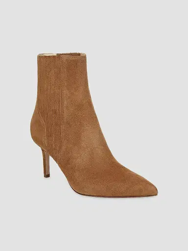Veronica Beard Women's Lisa 70MM Suede Ankle Boots - Hazelwood - Size 9.5 | Thumbnail 2 Veronica Beard Women's Lisa 70MM Suede Ankle Boots - Hazelwood - Size 9.5 | Thumbnail 2