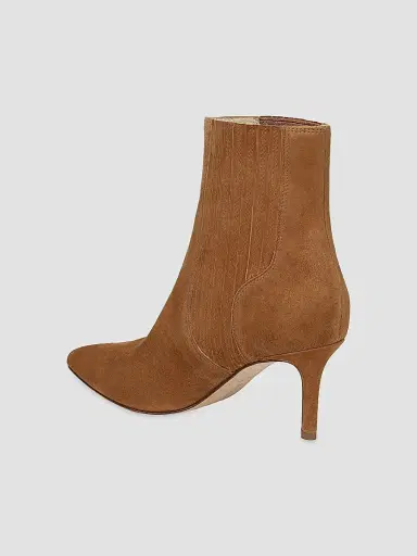 Veronica Beard Women's Lisa 70MM Suede Ankle Boots - Hazelwood - Size 9.5 | Thumbnail 3 Veronica Beard Women's Lisa 70MM Suede Ankle Boots - Hazelwood - Size 9.5 | Thumbnail 3