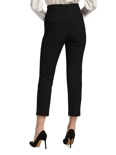 Veronica Beard Women's Renzo Ankle Crop Pants - Black | Thumbnail 5 Veronica Beard Women's Renzo Ankle Crop Pants - Black | Thumbnail 5