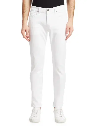 PAIGE Lennox Stretch Slim-Fit Jeans - Ice Cap | Thumbnail 3 PAIGE Lennox Stretch Slim-Fit Jeans - Ice Cap | Thumbnail 3