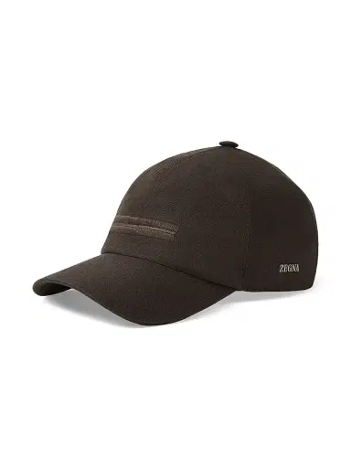 Zegna Men's Oasi Lino Baseball Cap | Thumbnail 1 Zegna Men's Oasi Lino Baseball Cap | Thumbnail 1