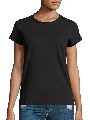 rag & bone Women's The Slub Tee - Black - Size XL | Thumbnail 1 rag & bone Women's The Slub Tee - Black - Size XL | Thumbnail 1