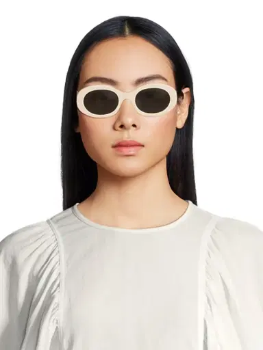 CELINE Women's Triomphe 52MM Oval Sunglasses - Bone Brown | Thumbnail 2 CELINE Women's Triomphe 52MM Oval Sunglasses - Bone Brown | Thumbnail 2