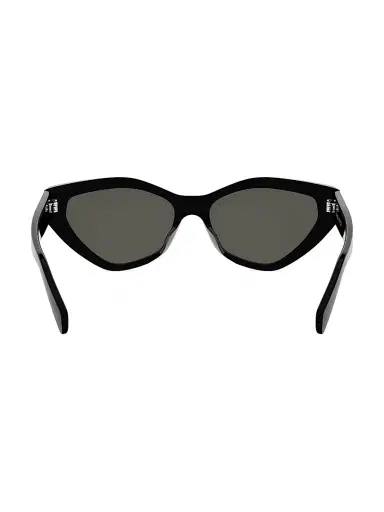 CELINE Women's Triomphe 56MM Cat Eye Sunglasses - Shiny Black Smoke | Thumbnail 5 CELINE Women's Triomphe 56MM Cat Eye Sunglasses - Shiny Black Smoke | Thumbnail 5