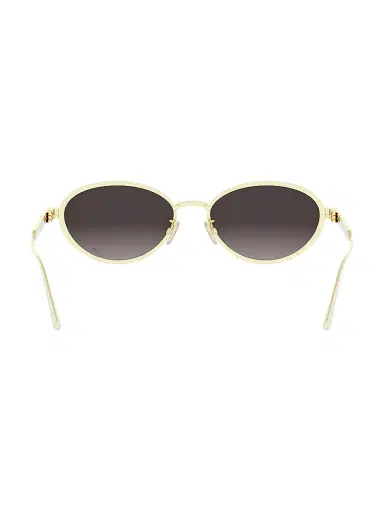 Dior Women's Cannage R1U 53MM Oval Sunglasses - Gold Grey | Thumbnail 4 Dior Women's Cannage R1U 53MM Oval Sunglasses - Gold Grey | Thumbnail 4