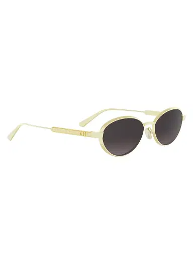 Dior Women's Cannage R1U 53MM Oval Sunglasses - Gold Grey | Thumbnail 7 Dior Women's Cannage R1U 53MM Oval Sunglasses - Gold Grey | Thumbnail 7