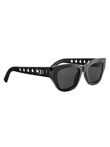 Dior Women's Very S2I 53MM Butterfly Sunglasses - Shiny Black Smoke | Thumbnail 8 Dior Women's Very S2I 53MM Butterfly Sunglasses - Shiny Black Smoke | Thumbnail 8