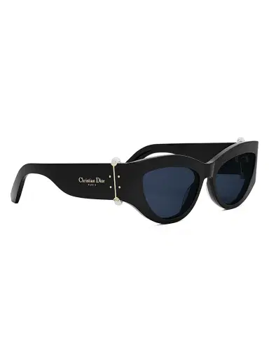 Dior Women's Tribales B1I 55MM Cat-Eye Sunglasses - Black Blue | Thumbnail 8 Dior Women's Tribales B1I 55MM Cat-Eye Sunglasses - Black Blue | Thumbnail 8