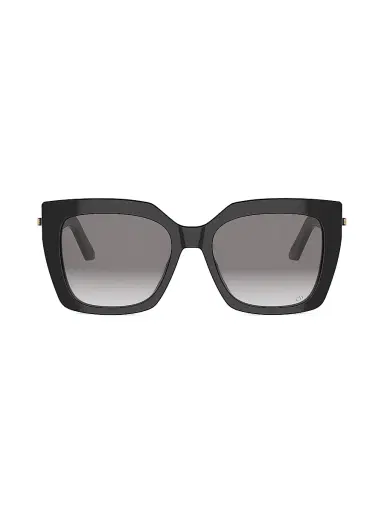 Dior Women's C S5I 55MM Square Sunglasses - Shiny Black And Gradient Smoke | Thumbnail 2 Dior Women's C S5I 55MM Square Sunglasses - Shiny Black And Gradient Smoke | Thumbnail 2