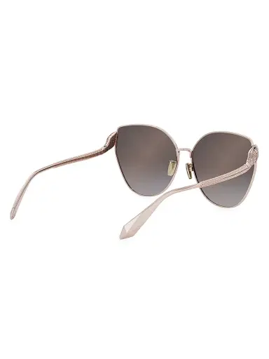 BVLGARI Women's Serpenti 63MM Butterfly Sunglasses - Rose Gold Grey Gradient | Thumbnail 6 BVLGARI Women's Serpenti 63MM Butterfly Sunglasses - Rose Gold Grey Gradient | Thumbnail 6