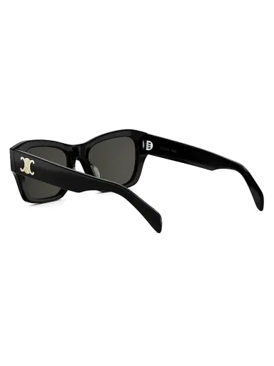 CELINE Women's Triomphe 55MM Square Sunglasses - Black | Thumbnail 4 CELINE Women's Triomphe 55MM Square Sunglasses - Black | Thumbnail 4