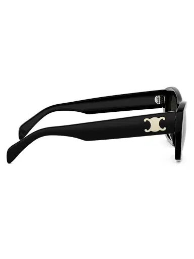 CELINE Women's Triomphe 55MM Square Sunglasses - Black | Thumbnail 7 CELINE Women's Triomphe 55MM Square Sunglasses - Black | Thumbnail 7