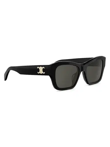 CELINE Women's Triomphe 55MM Square Sunglasses - Black | Thumbnail 8 CELINE Women's Triomphe 55MM Square Sunglasses - Black | Thumbnail 8