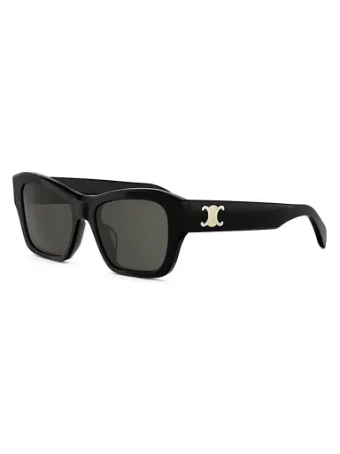 CELINE Women's Triomphe 55MM Square Sunglasses - Black | Thumbnail 1 CELINE Women's Triomphe 55MM Square Sunglasses - Black | Thumbnail 1