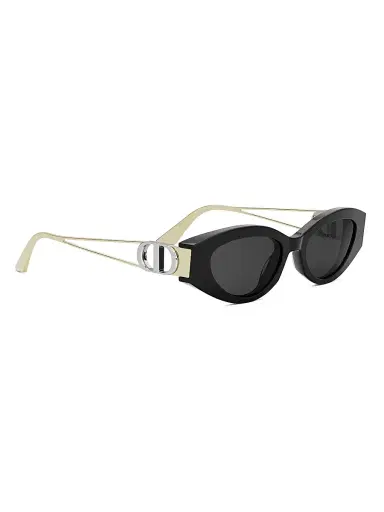 Dior Women's 30Montaigne B6I 51MM Oval Sunglasses - Gold Silver Black | Thumbnail 8 Dior Women's 30Montaigne B6I 51MM Oval Sunglasses - Gold Silver Black | Thumbnail 8