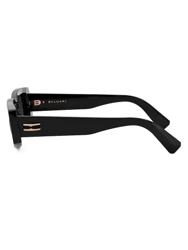 BVLGARI Women's B. ZERO1 54MM Rectangular Sunglasses - Black Dark Grey | Thumbnail 3 BVLGARI Women's B. ZERO1 54MM Rectangular Sunglasses - Black Dark Grey | Thumbnail 3