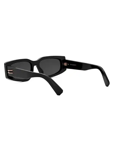 BVLGARI Women's B. ZERO1 54MM Rectangular Sunglasses - Black Dark Grey | Thumbnail 4 BVLGARI Women's B. ZERO1 54MM Rectangular Sunglasses - Black Dark Grey | Thumbnail 4