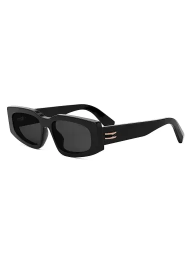 BVLGARI Women's B. ZERO1 54MM Rectangular Sunglasses - Black Dark Grey | Thumbnail 1 BVLGARI Women's B. ZERO1 54MM Rectangular Sunglasses - Black Dark Grey | Thumbnail 1
