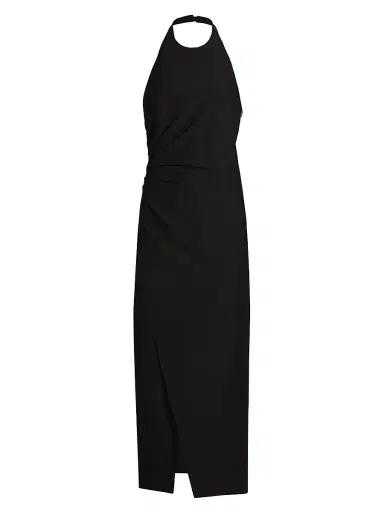 A.L.C. Women's Sylvie Halterneck Midi-Dress - Black - Size 14 | Thumbnail 1 A.L.C. Women's Sylvie Halterneck Midi-Dress - Black - Size 14 | Thumbnail 1