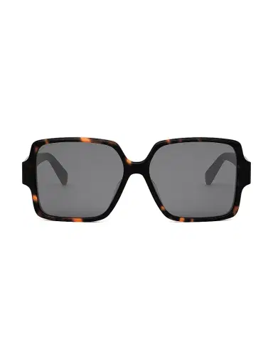 CELINE Women's Triomphe 60MM Square Sunglasses - Dark Havana Smoke | Thumbnail 2 CELINE Women's Triomphe 60MM Square Sunglasses - Dark Havana Smoke | Thumbnail 2