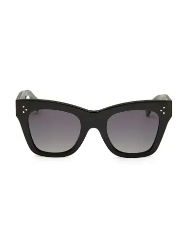 CELINE Women's 50MM Square Cat-Eye Sunglasses - Black | Thumbnail 2 CELINE Women's 50MM Square Cat-Eye Sunglasses - Black | Thumbnail 2