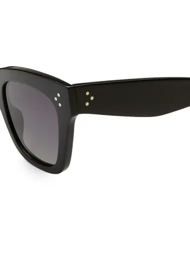 CELINE Women's 50MM Square Cat-Eye Sunglasses - Black | Thumbnail 3 CELINE Women's 50MM Square Cat-Eye Sunglasses - Black | Thumbnail 3