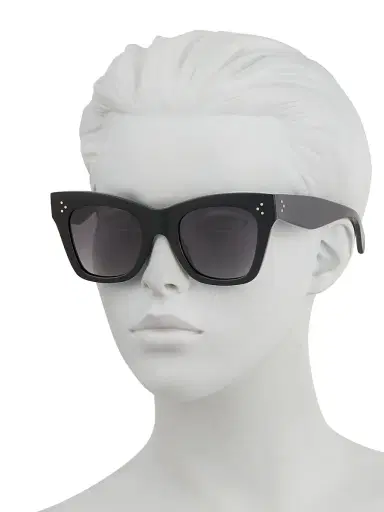 CELINE Women's 50MM Square Cat-Eye Sunglasses - Black | Thumbnail 4 CELINE Women's 50MM Square Cat-Eye Sunglasses - Black | Thumbnail 4