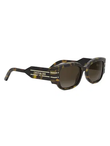 Dior Women's Signature S13I 52MM Rectangular Sunglasses - Tortoise Brown | Thumbnail 8 Dior Women's Signature S13I 52MM Rectangular Sunglasses - Tortoise Brown | Thumbnail 8