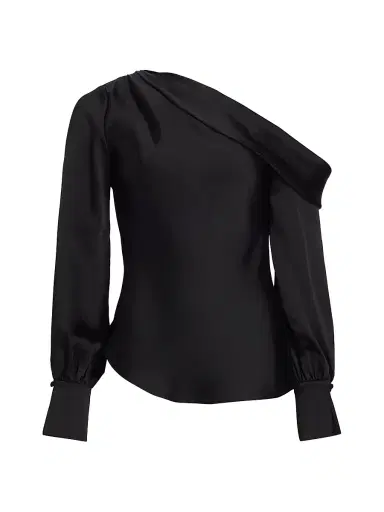 SIMKHAI Women's Alice Off-The-Shoulder Top - Black | Thumbnail 1 SIMKHAI Women's Alice Off-The-Shoulder Top - Black | Thumbnail 1