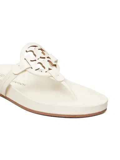 Tory Burch Women's Miller Cloud Leather Thong Sandals - New | Thumbnail 5 Tory Burch Women's Miller Cloud Leather Thong Sandals - New | Thumbnail 5