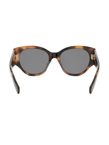 CELINE Women's Maxi Triomphe 55MM Butterfly Sunglasses - Blonde Havana Smoke | Thumbnail 5 CELINE Women's Maxi Triomphe 55MM Butterfly Sunglasses - Blonde Havana Smoke | Thumbnail 5