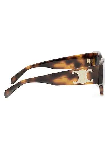 CELINE Women's Maxi Triomphe 55MM Butterfly Sunglasses - Blonde Havana Smoke | Thumbnail 7 CELINE Women's Maxi Triomphe 55MM Butterfly Sunglasses - Blonde Havana Smoke | Thumbnail 7