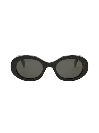 CELINE Women's Triomphe 52MM Oval Sunglasses - Black Crystal Grey | Thumbnail 2 CELINE Women's Triomphe 52MM Oval Sunglasses - Black Crystal Grey | Thumbnail 2