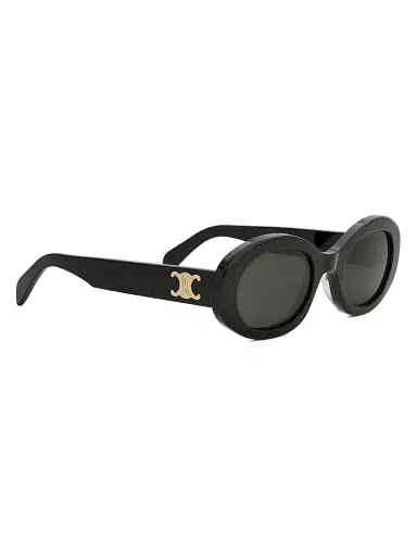 CELINE Women's Triomphe 52MM Oval Sunglasses - Black Crystal Grey | Thumbnail 8 CELINE Women's Triomphe 52MM Oval Sunglasses - Black Crystal Grey | Thumbnail 8