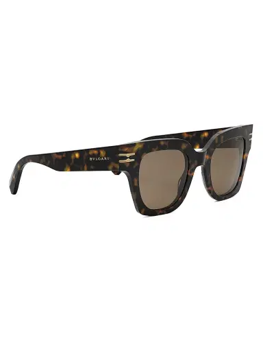 BVLGARI Women's B. ZERO1 49MM Butterfly Sunglasses - Dark Havana Brown | Thumbnail 8 BVLGARI Women's B. ZERO1 49MM Butterfly Sunglasses - Dark Havana Brown | Thumbnail 8